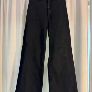 Zara Black Wide Leg Jeans